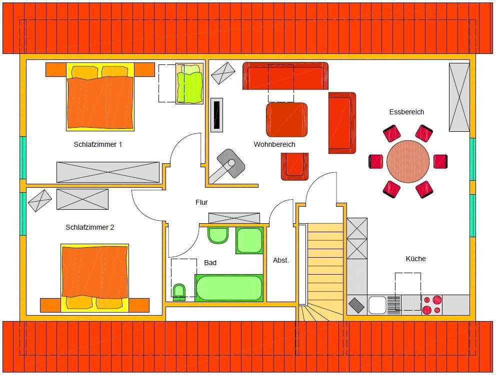 Ferienwohnung Familie Huebner 뤼베크 객실 사진